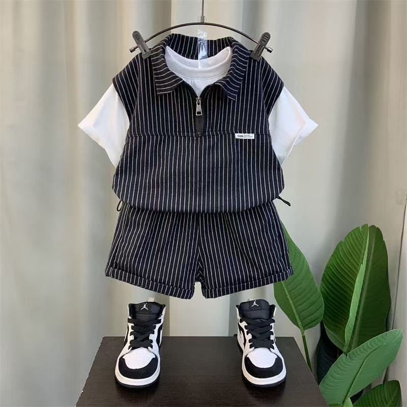 Boys' Summer Shorts Suit Set