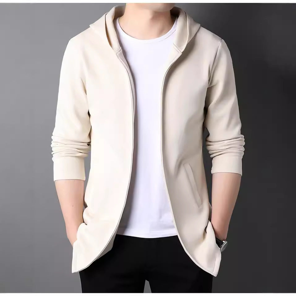 Men's Cotton Hooded Sweatshirt Jacket