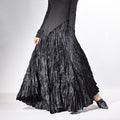 Textured Pleated Long Skirt for Women