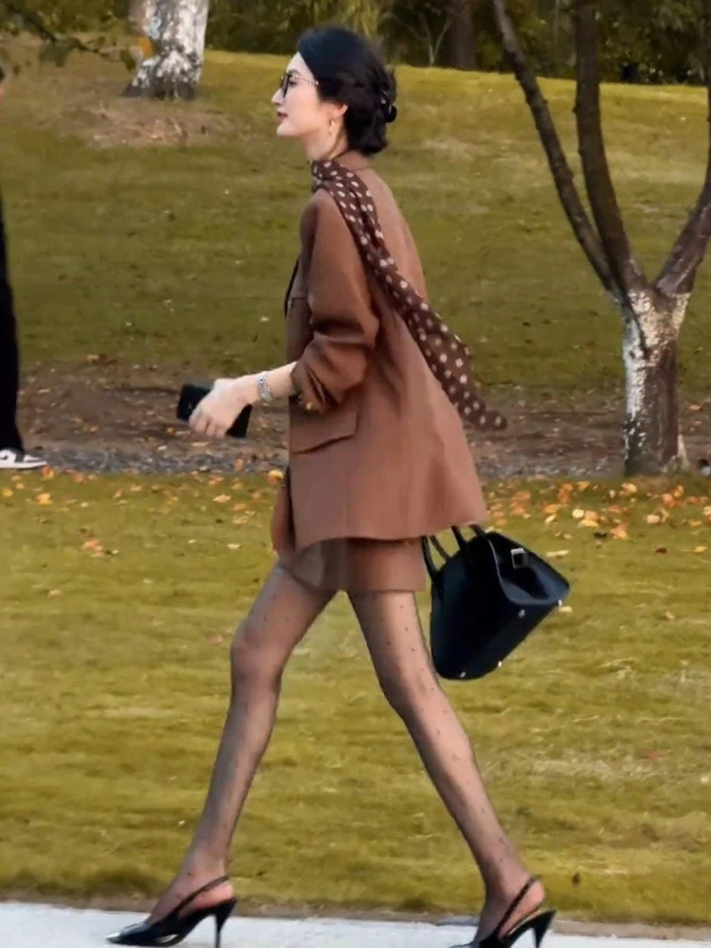 Retro Vest Skirt Suit - Three-Piece Suit Skirt Set