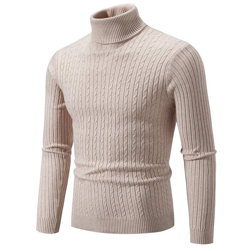 Men's Twist Knit Pullover Sweater