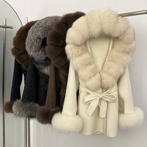 Double-Sided Wool Coat Women's Woolen Coat