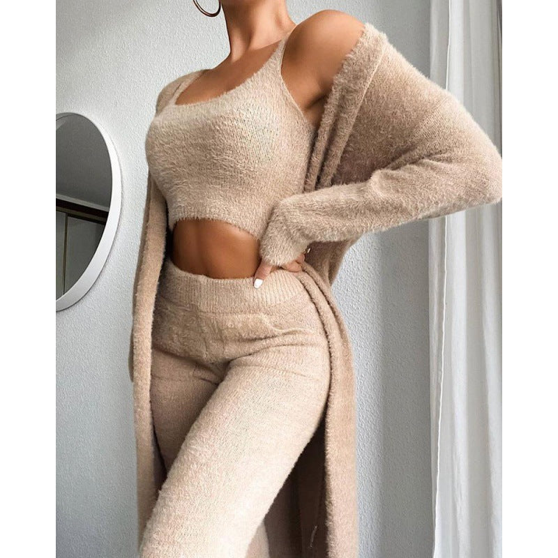 Three-piece suit set