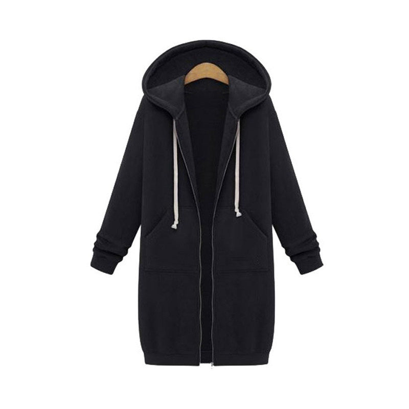 Zipper Hooded Jacket Hoodies