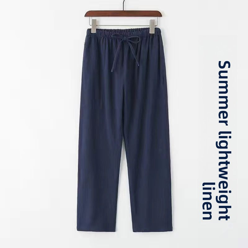 Loose Straight Leg Trousers
