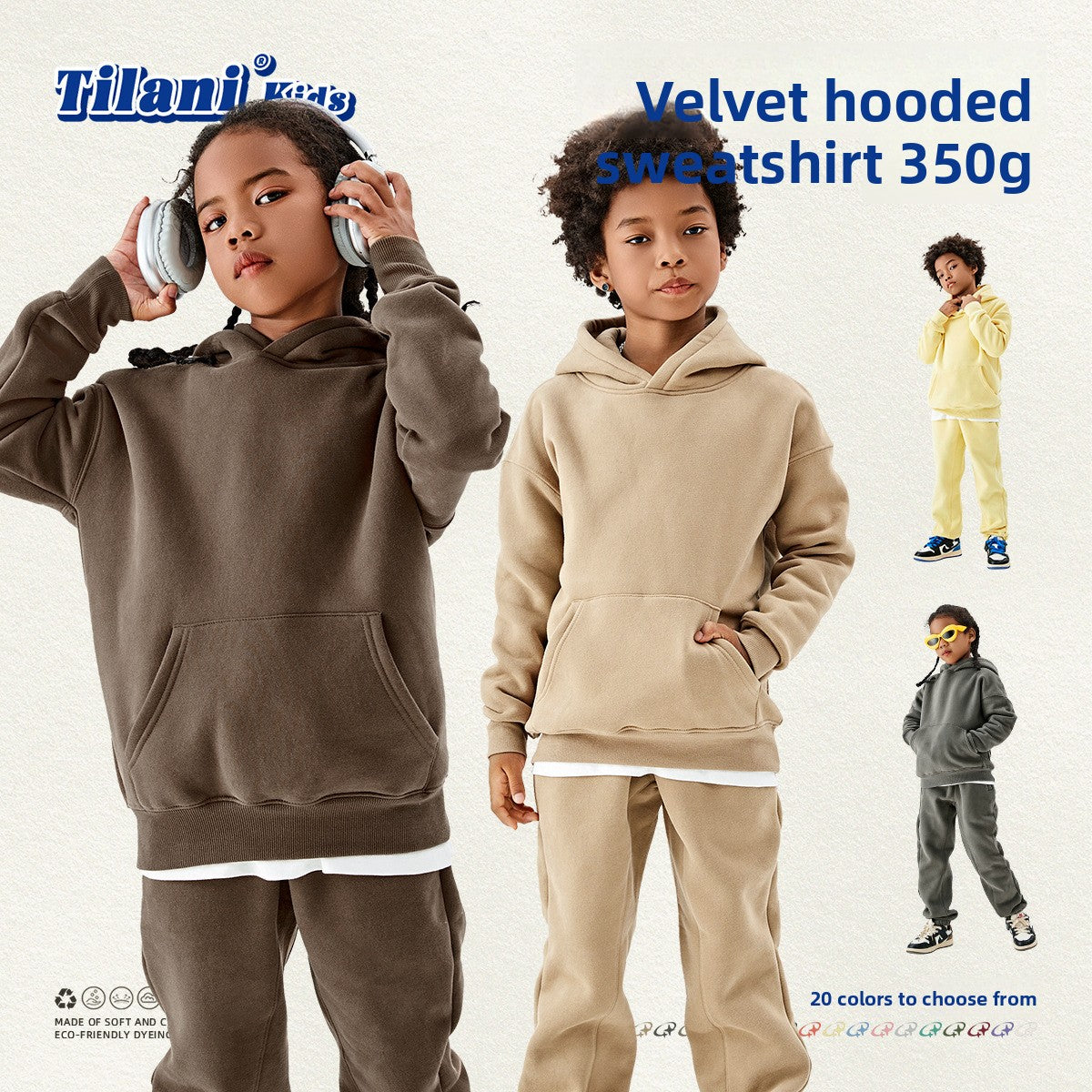 Children's Fleece-Lined Hooded Sweatshirt