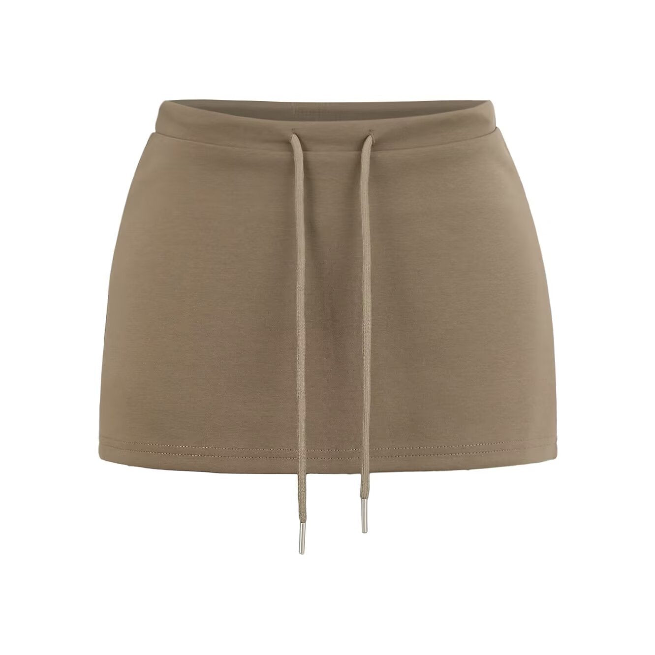 Shaping low-waist A-line half-length skirt