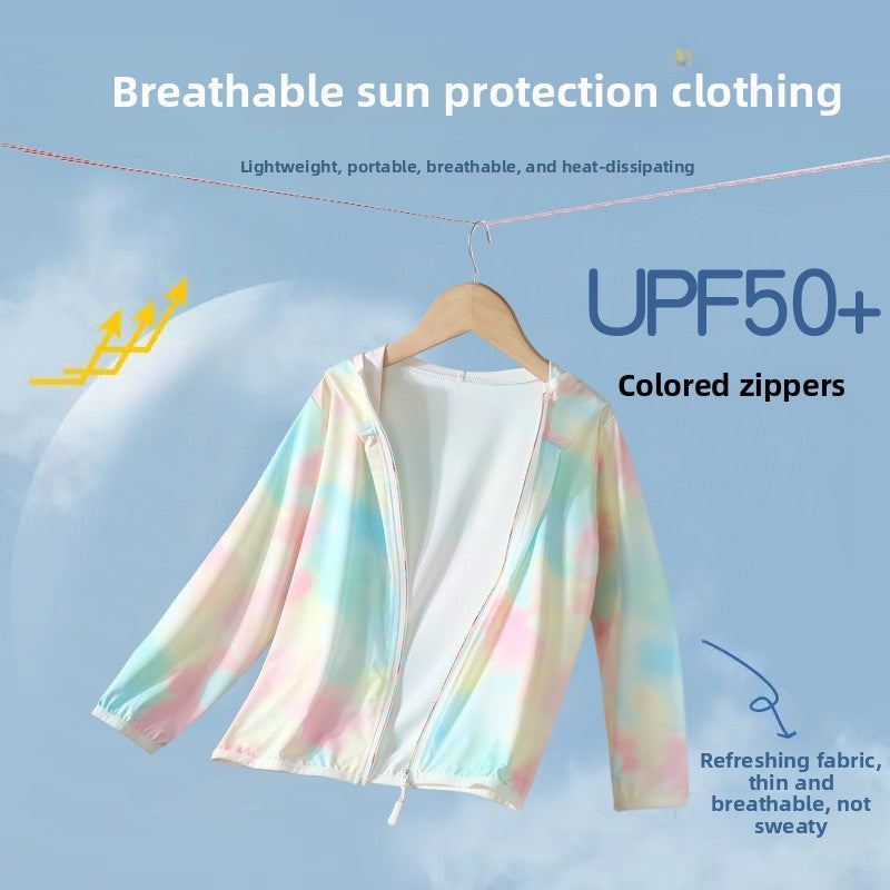 Kids' UV Protection Hooded Jacket