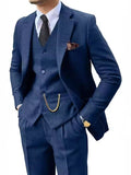 Men's Suit Three-Piece Set