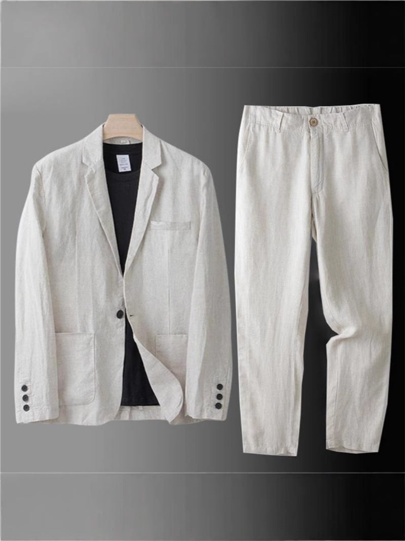 Men's Linen suit set