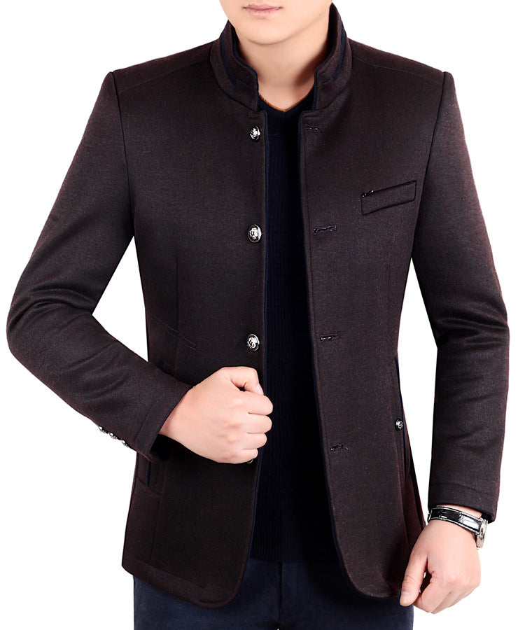 Men's business wool Coat