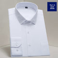 Men's Business Dress Shirt Long Sleeve Solid Color