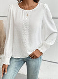 Women's Jacquard Lace Casual Shirt
