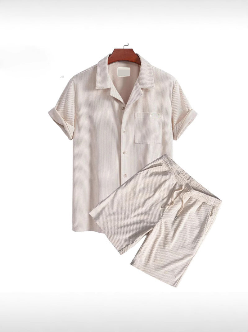 Corduroy sports suit