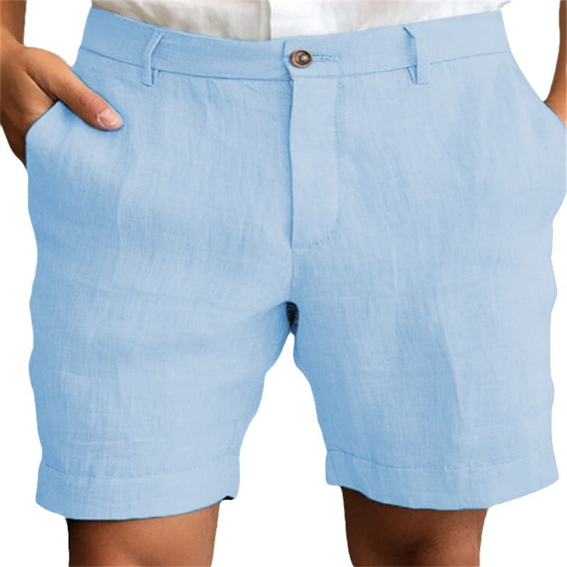 Men's linen shorts
