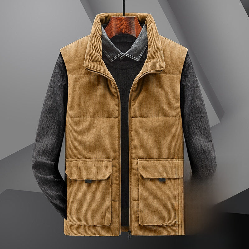 Men's corduroy vest