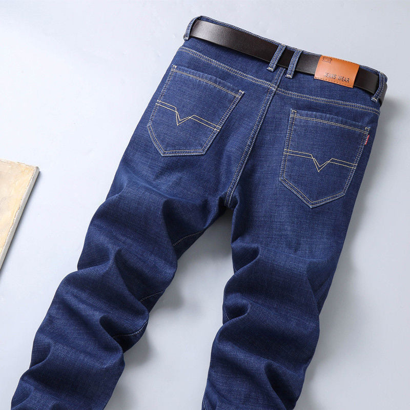 Men's straight-leg jeans