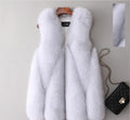 Faux fur vest