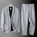 Men's Linen Blend Summer Suit