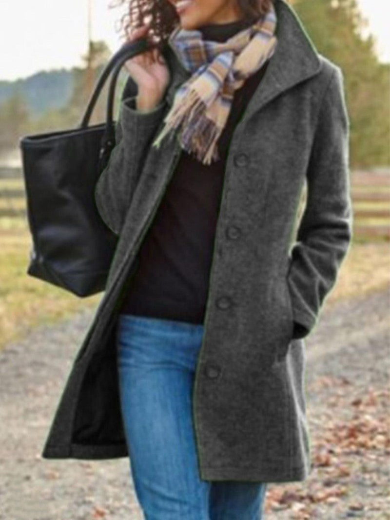 Retro Women's Woolen Coat