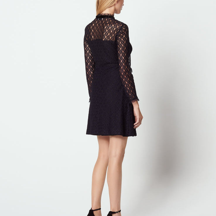 Hollow Lace V-Neck Dress