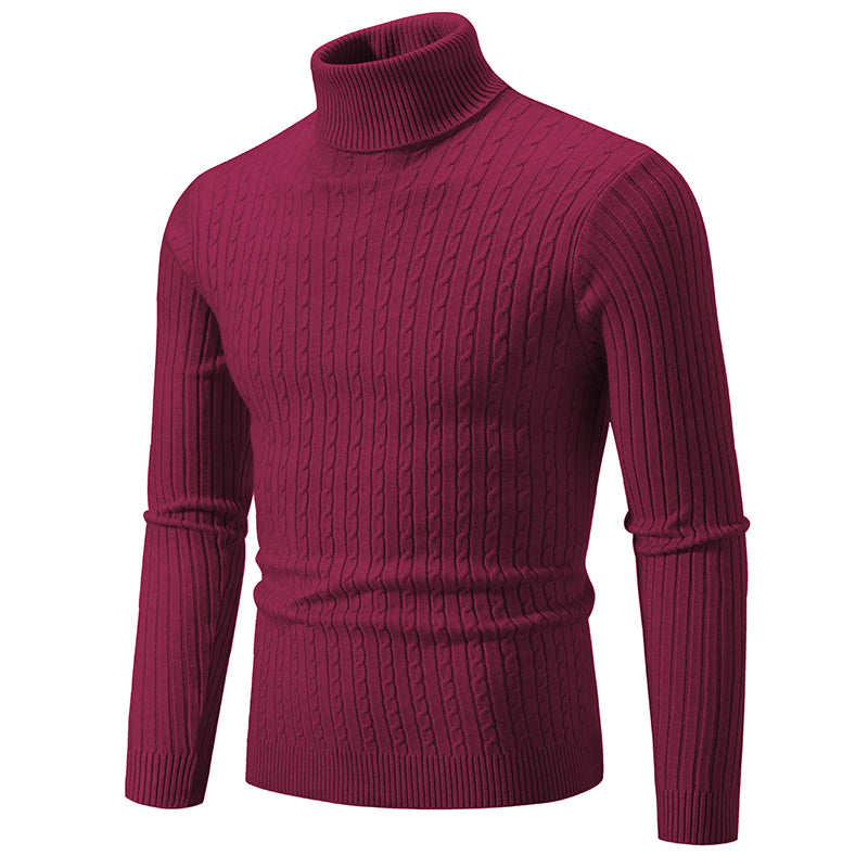 Men's Twist Knit Pullover Sweater