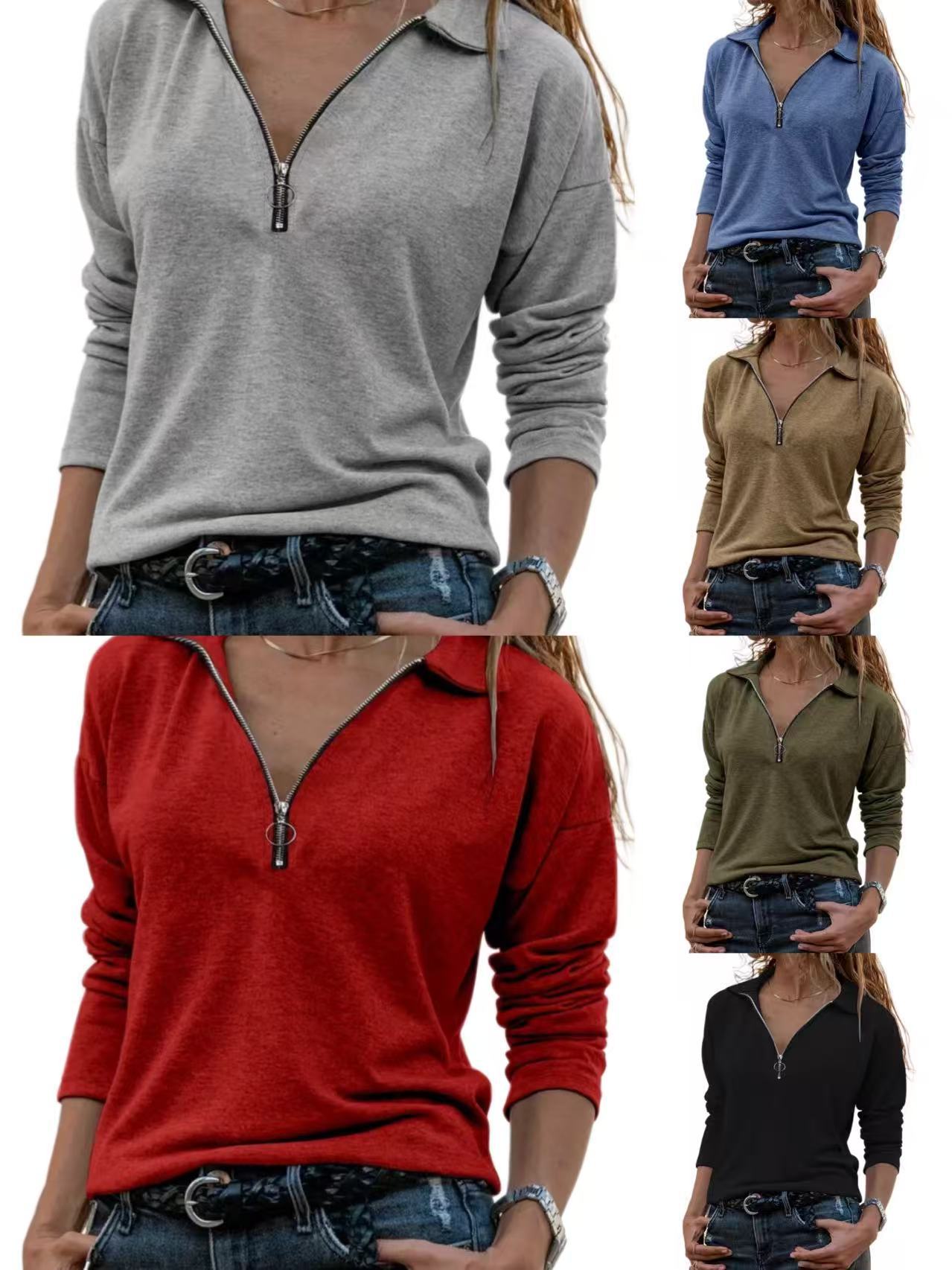 Half-Zip Long Sleeve Pullover