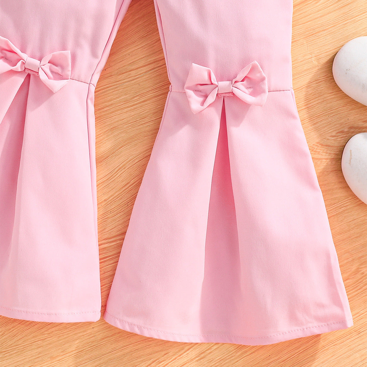 Girls' Mesh Jacket and Flared Pants Set
