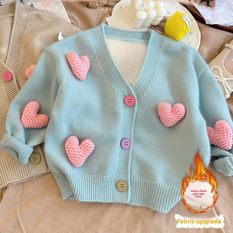 Girls' Knitted Cardigan
