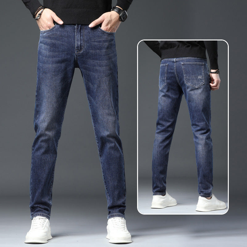 Men's straight-leg jeans
