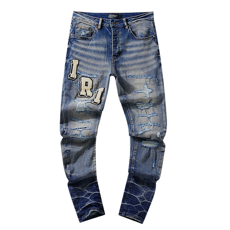 Vintage straight-leg jeans