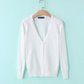 Cardigan, shawl, long-sleeved V-neck short coat
