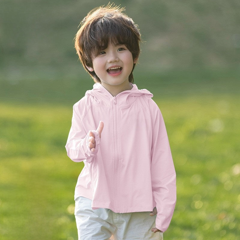 Children's Lightweight UV Protection Hooded Jacket