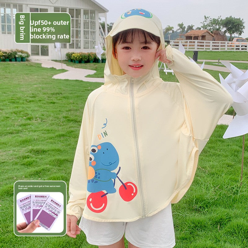 Children's Lightweight UV Protection Hooded Jacket