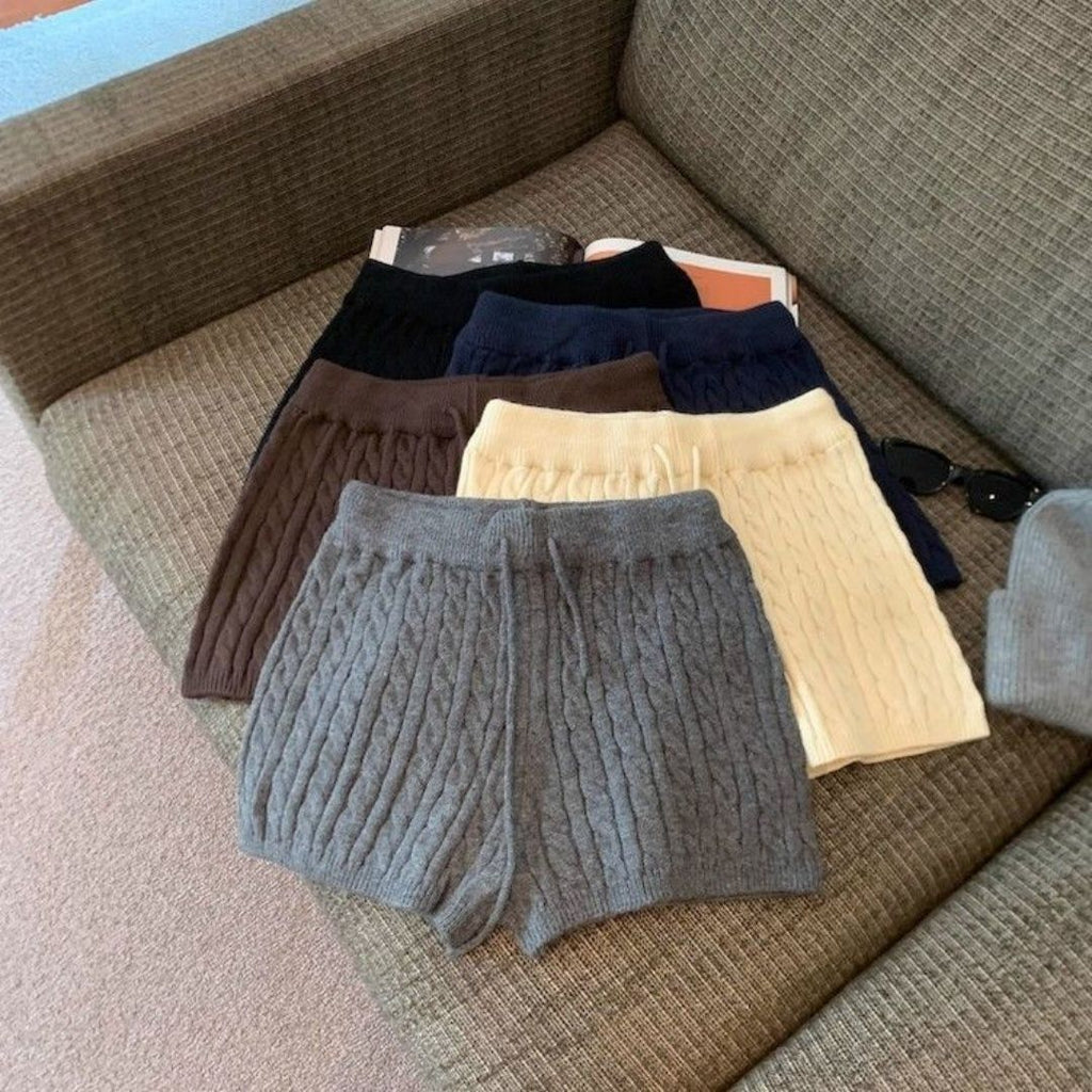 Knitted Casual Shorts