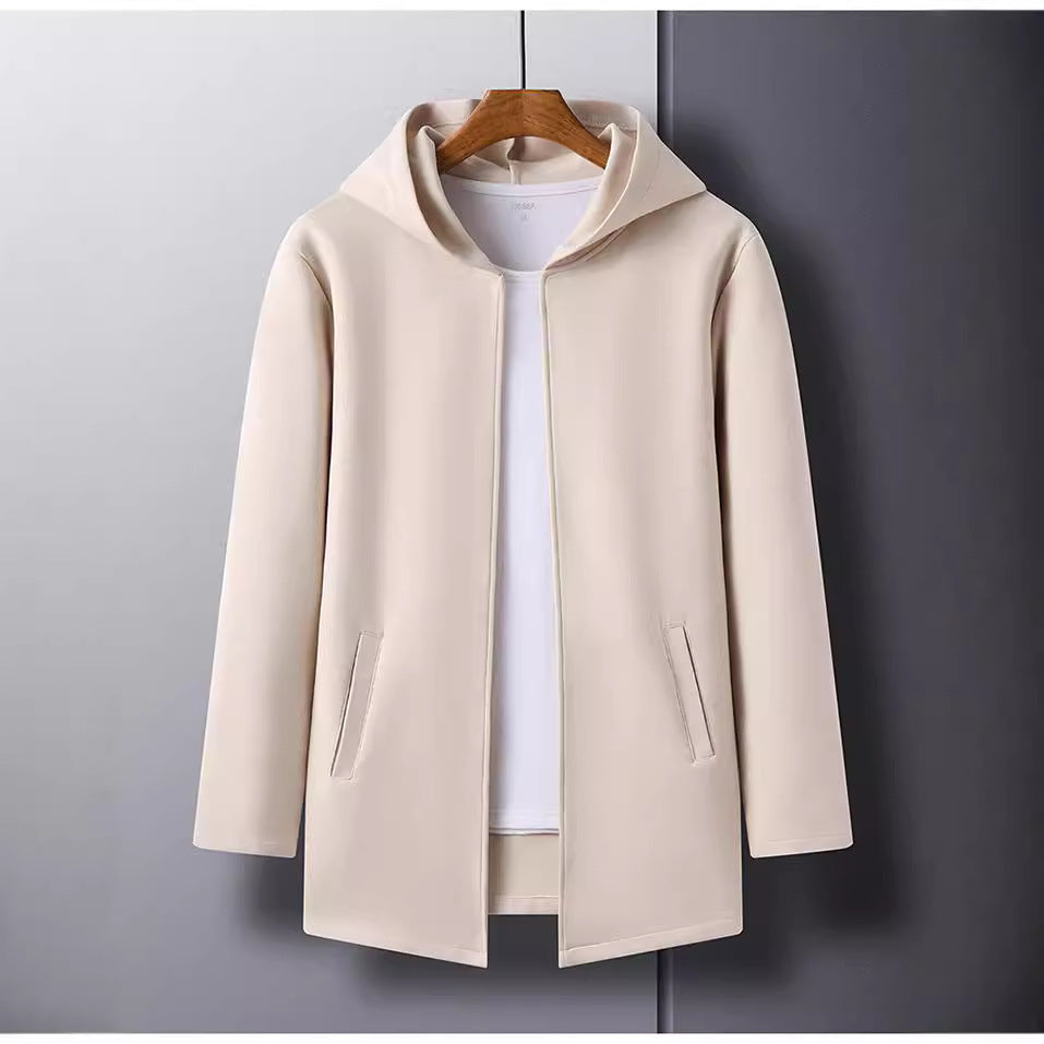 Men's Cotton Hooded Sweatshirt Jacket