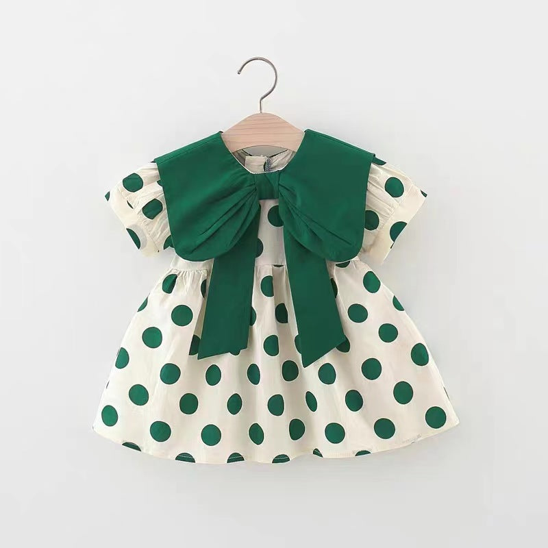 Girls' Floral Summer Dress with Hat