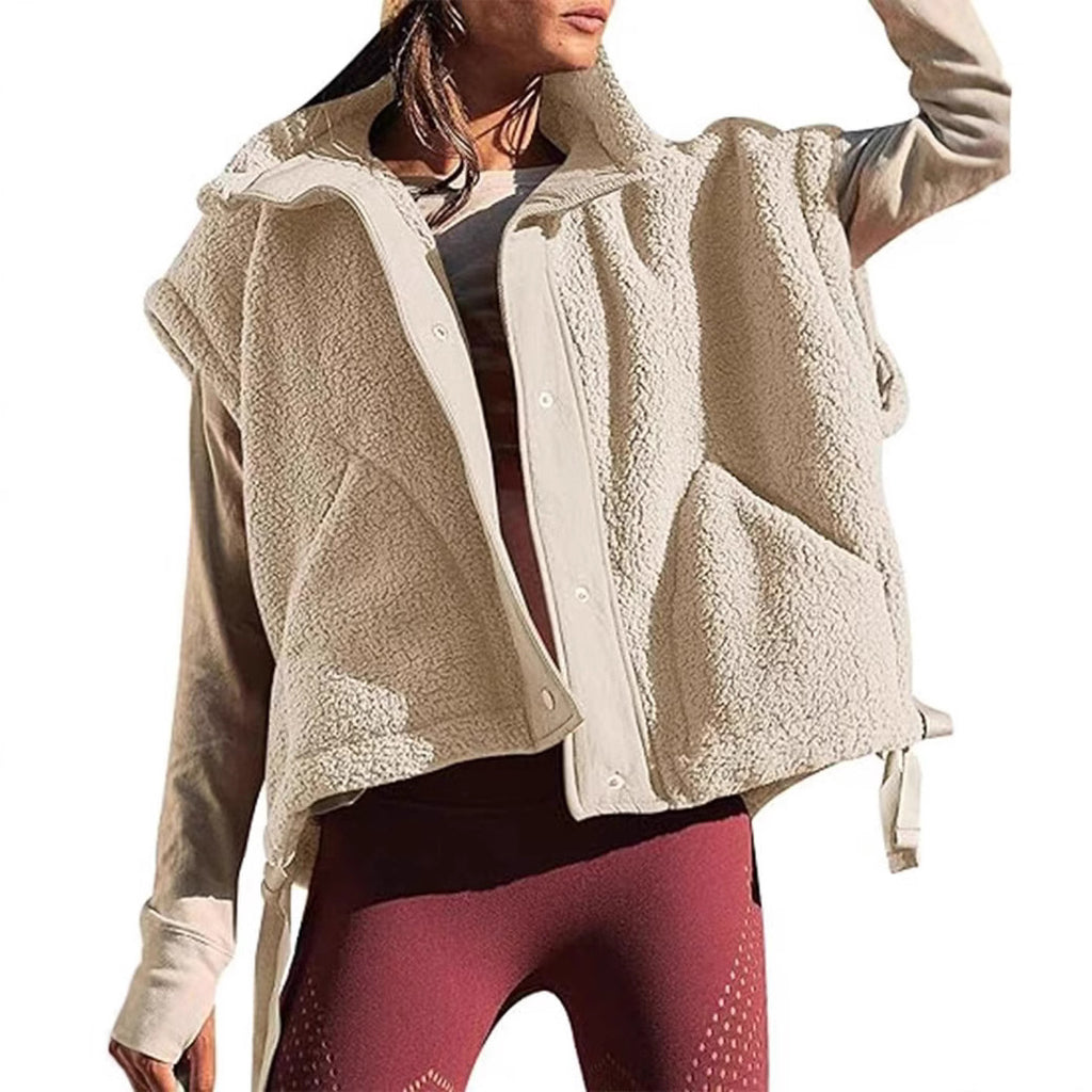 Women's Plush Sleeveless Vest