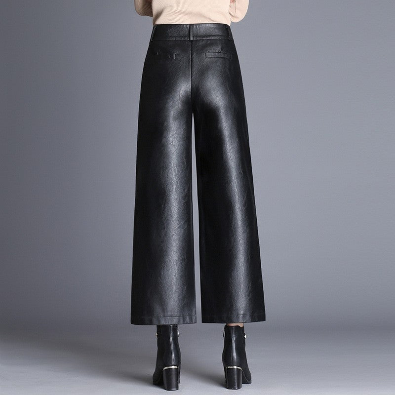 Women's leather pants