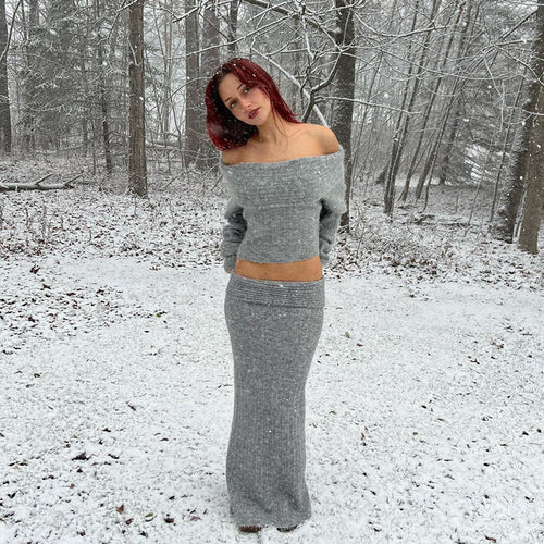 Skirt and top set