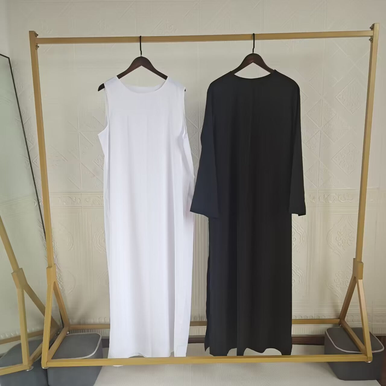 Robe Base Inner Skirt Casual Dress