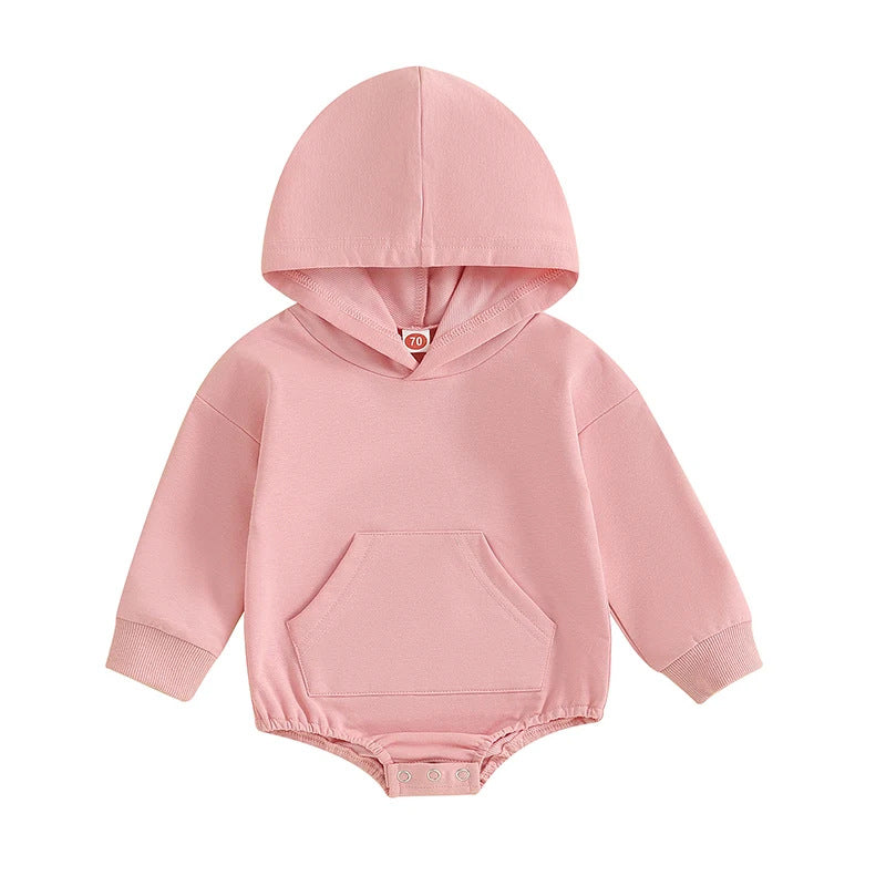 Baby Hooded Jumpsuit Soft Cotton Romper