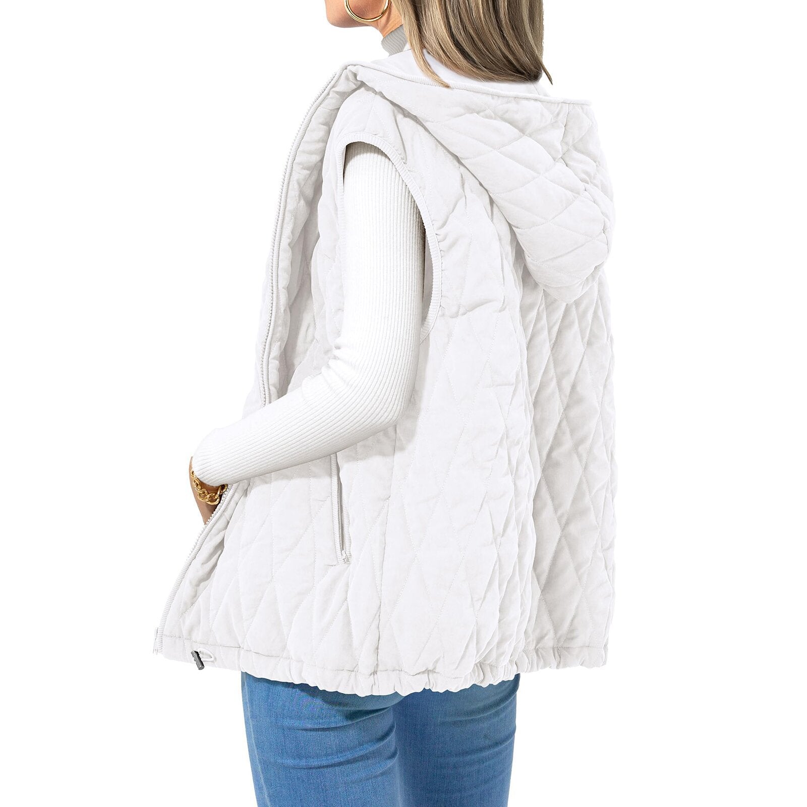 Women's Hooded Cotton Vest