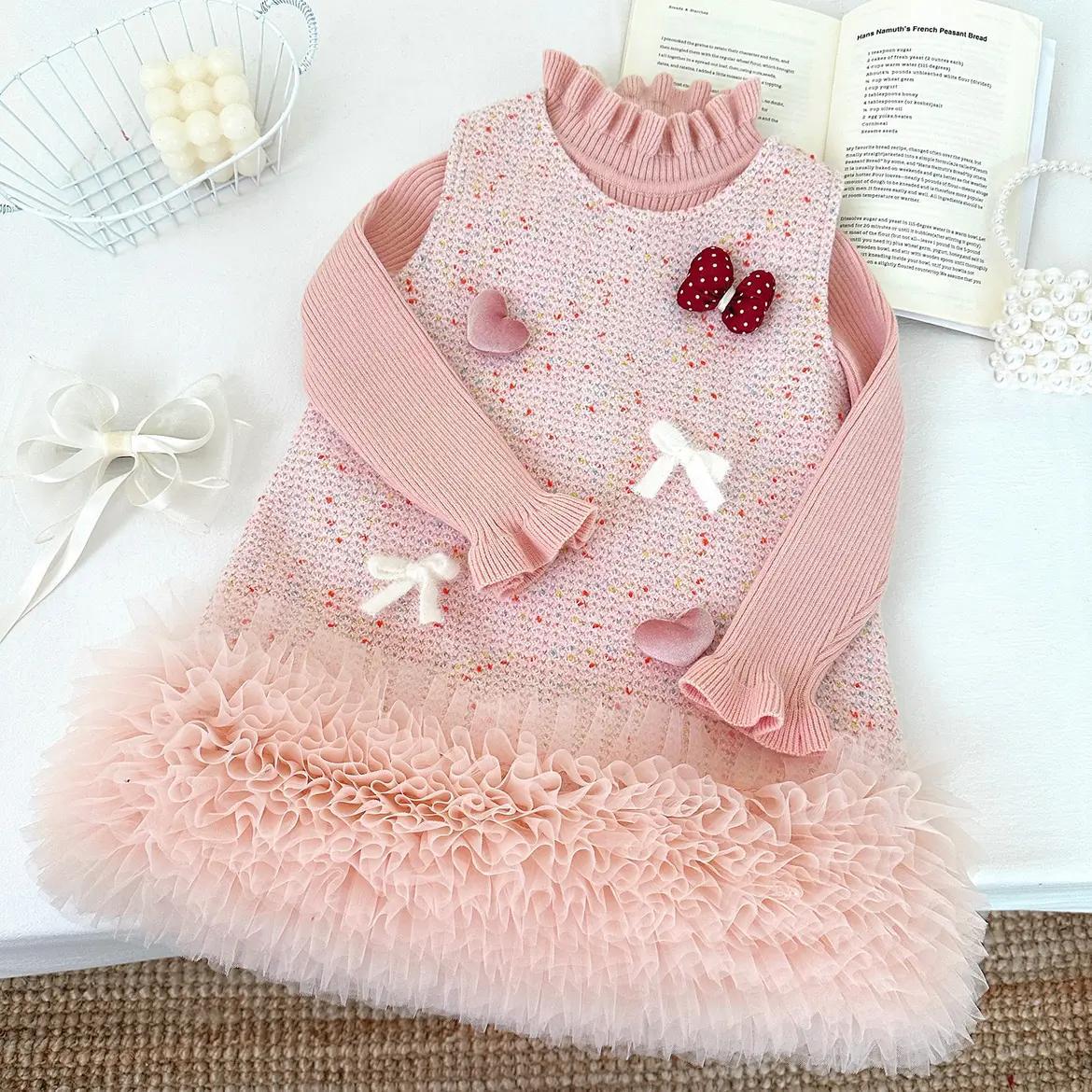 Girl's Fleece Lined Princess Tutu Dress