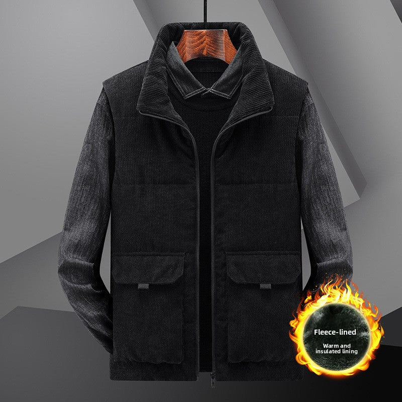 Men's corduroy vest