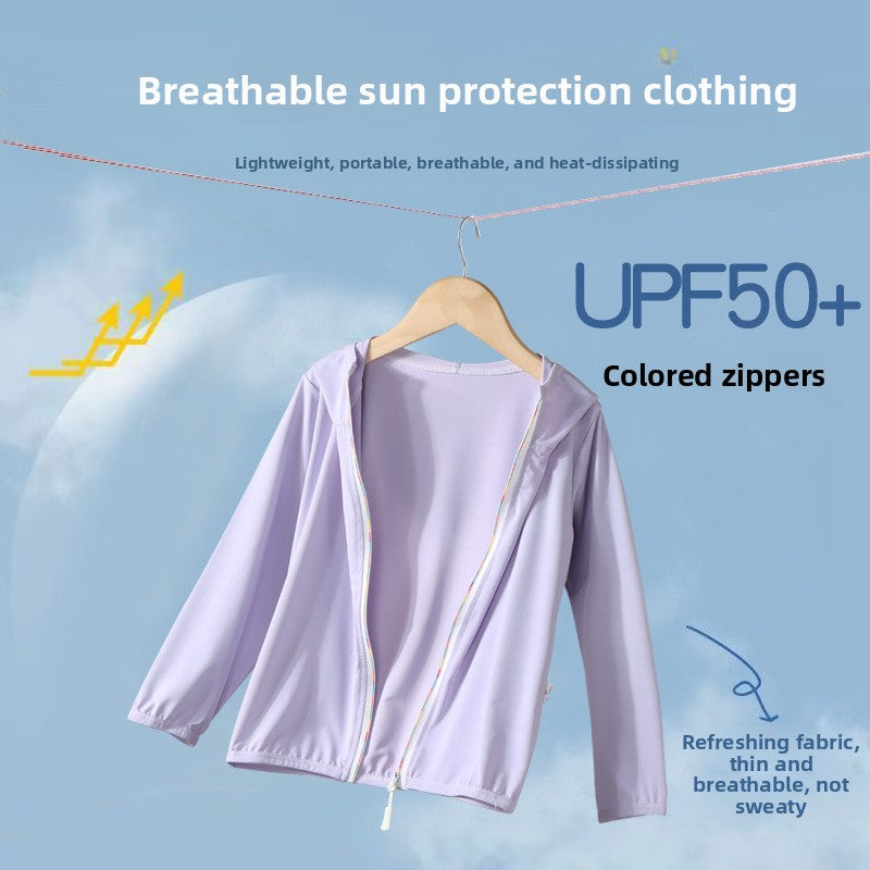 Kids' UV Protection Hooded Jacket
