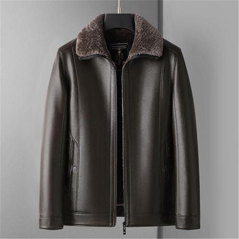 Mens leather jacket