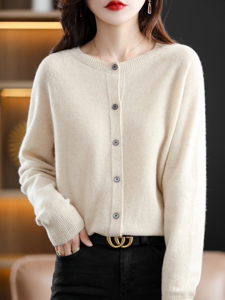 Women's Wool Knit Cardigan