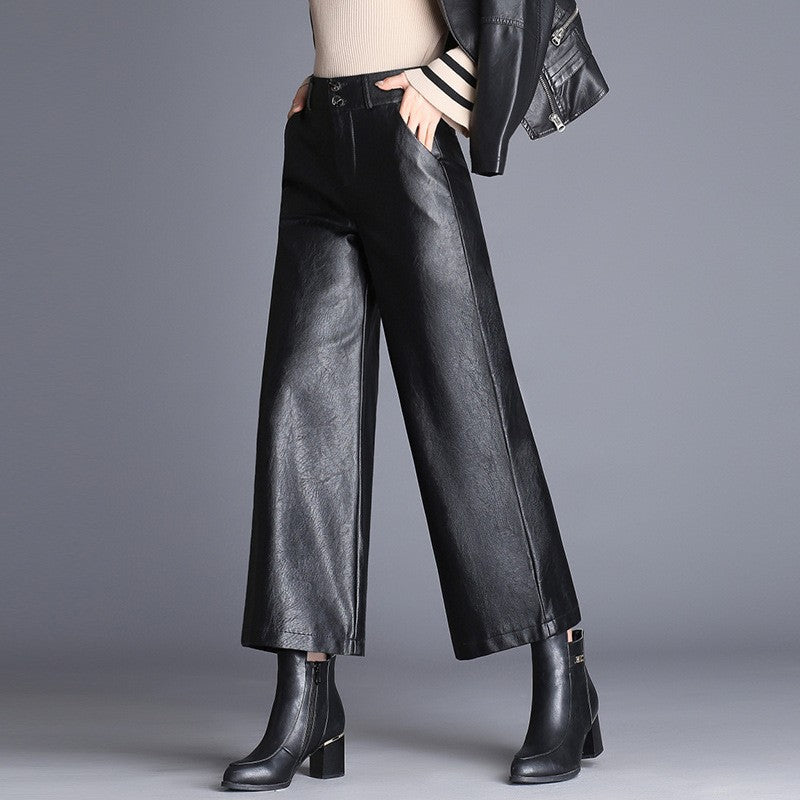 Women's leather pants
