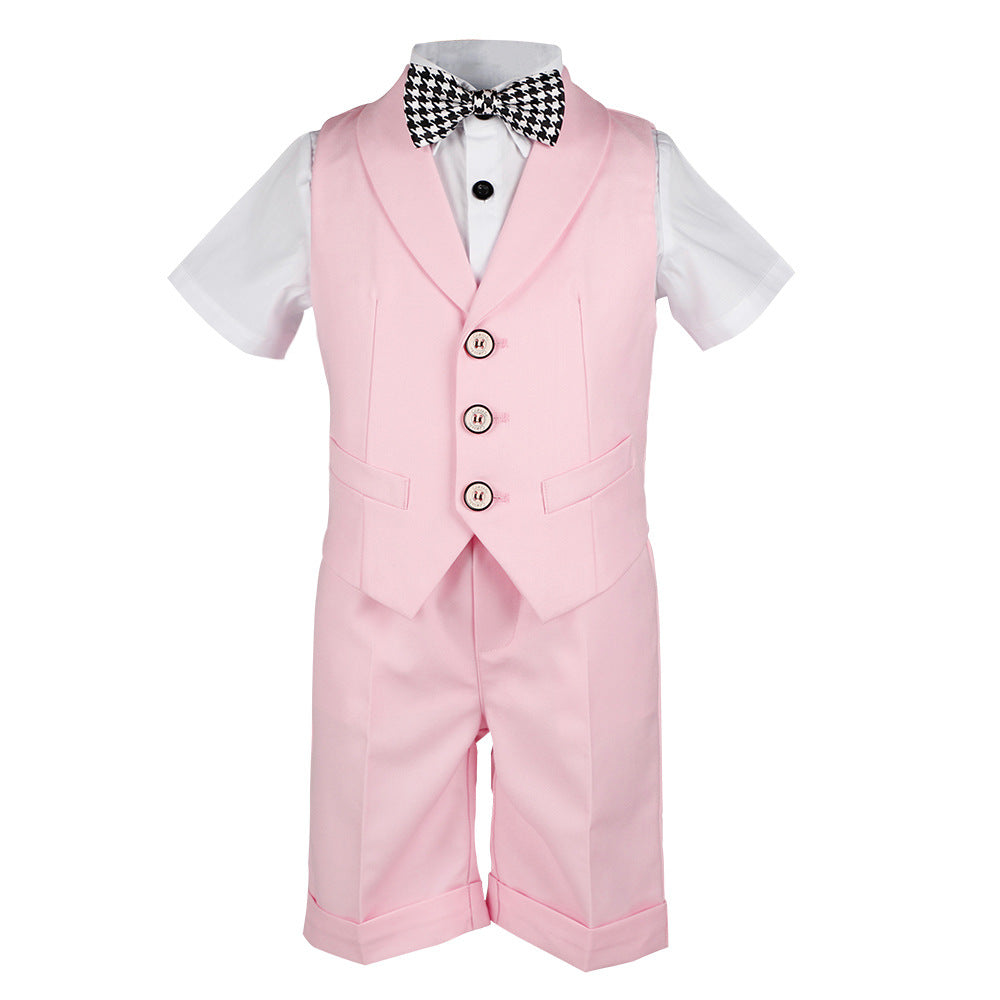 Children's Vest Short Sleeve Suit Summer